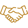 Line Drawing of a Handshake