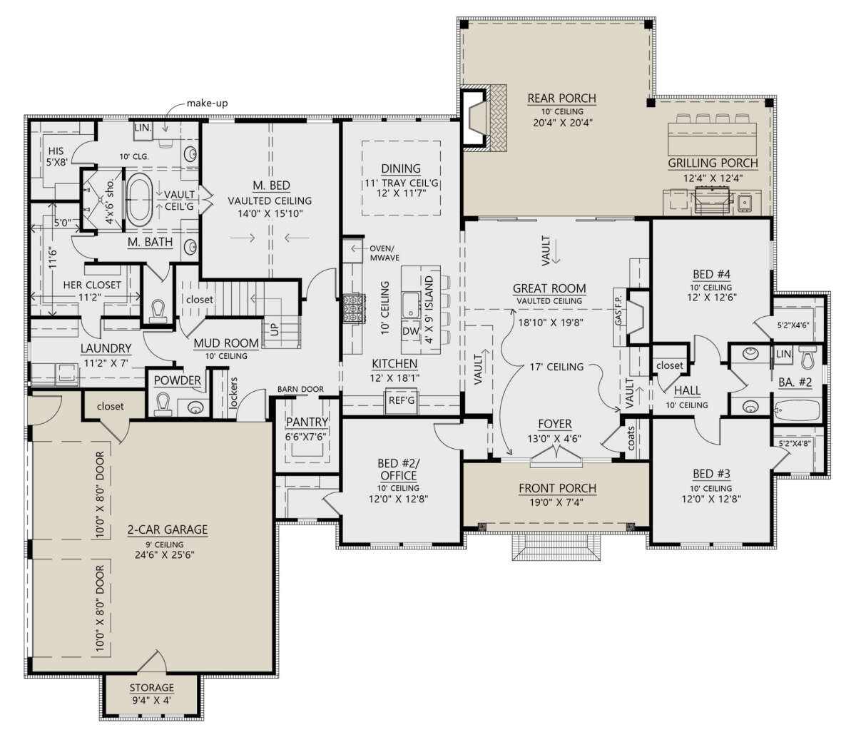 The Modern Farmhouse Floorplan by America's Best House Plans and Triple Crown in Raleigh The Modern Farmhouse Floorplan by America's Best House Plans and Triple Crown in Raleigh